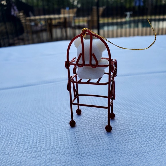 Avon ♡ Set of 3 Vintage Teddy Bear Ornaments ♡ Christmas ♡ ADORABLE ♡ NEW In Box - Picture 7 of 11